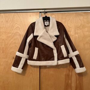 Brown Teddy Shearling Jacket